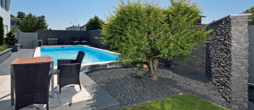 Gartengestaltung mit Pool, moderne Lebensart - TOPGRÜN 5 ...