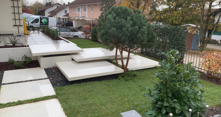 Modernisierung der Gartenanlage in Bad Birnbach in Niederbayern