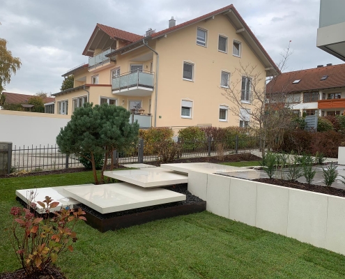 Modernisierung der Gartenanlage in Bad Birnbach in Niederbayern