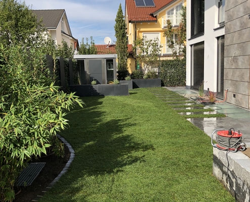 Neugestaltung eines Traumgartens in München